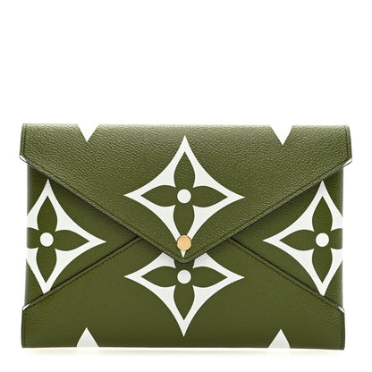 Louis Vuitton Monogram Giant Large Kirigami Pochette Kaki 1 of 6