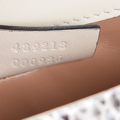 Gucci Python Mini Bee Broadway Shoulder Bag Roccia Fuxia 7 of 7