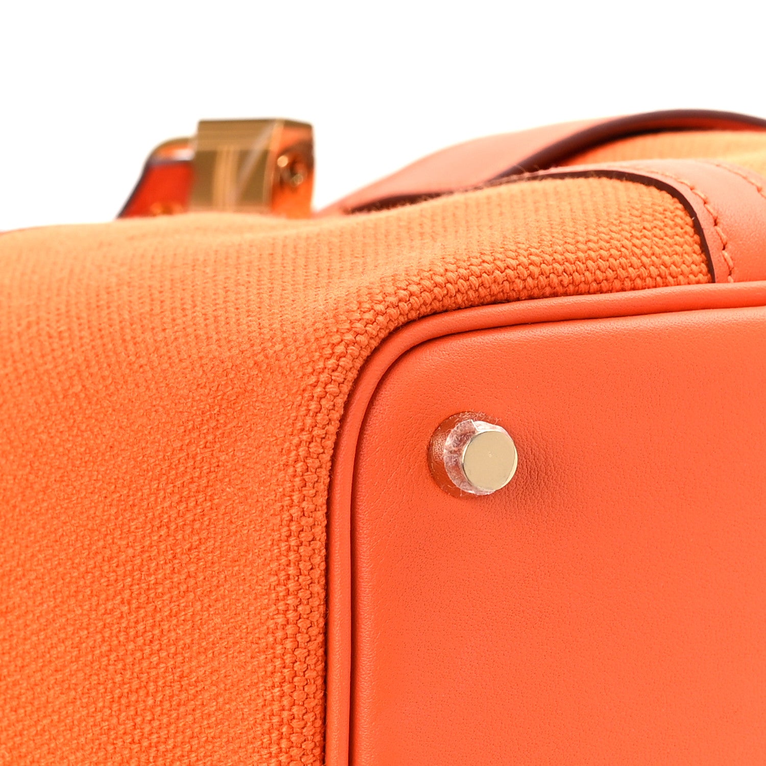 Hermes Toile Goeland Swift Cargo Picotin Lock 18 Orange 7 of 9