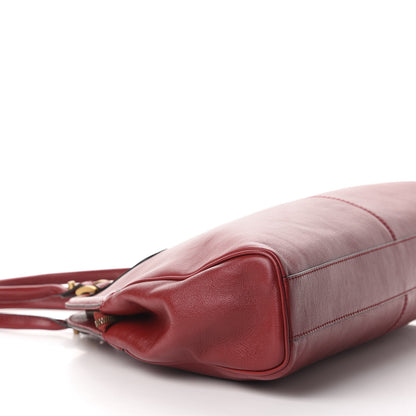 Gucci Calfskin Large Re(Belle) Top Handle Bag Red 9 of 12