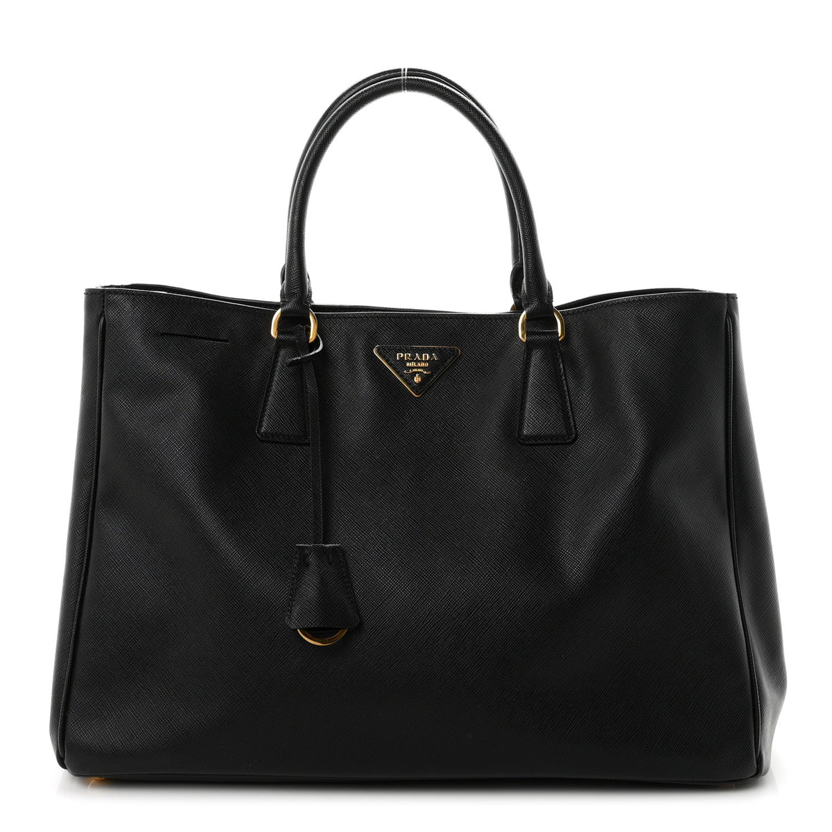 Saffiano Lux Large Tote Black