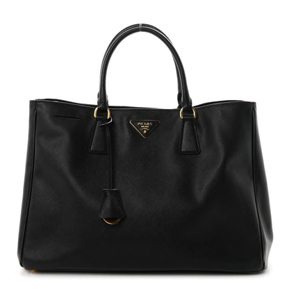Prada Saffiano Lux Large Tote Black 1 of 10