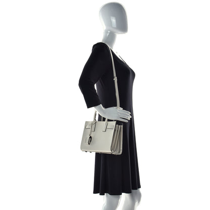 Saint Laurent Grained Calfskin Nano Sac De Jour Porcellana Black 2 of 10