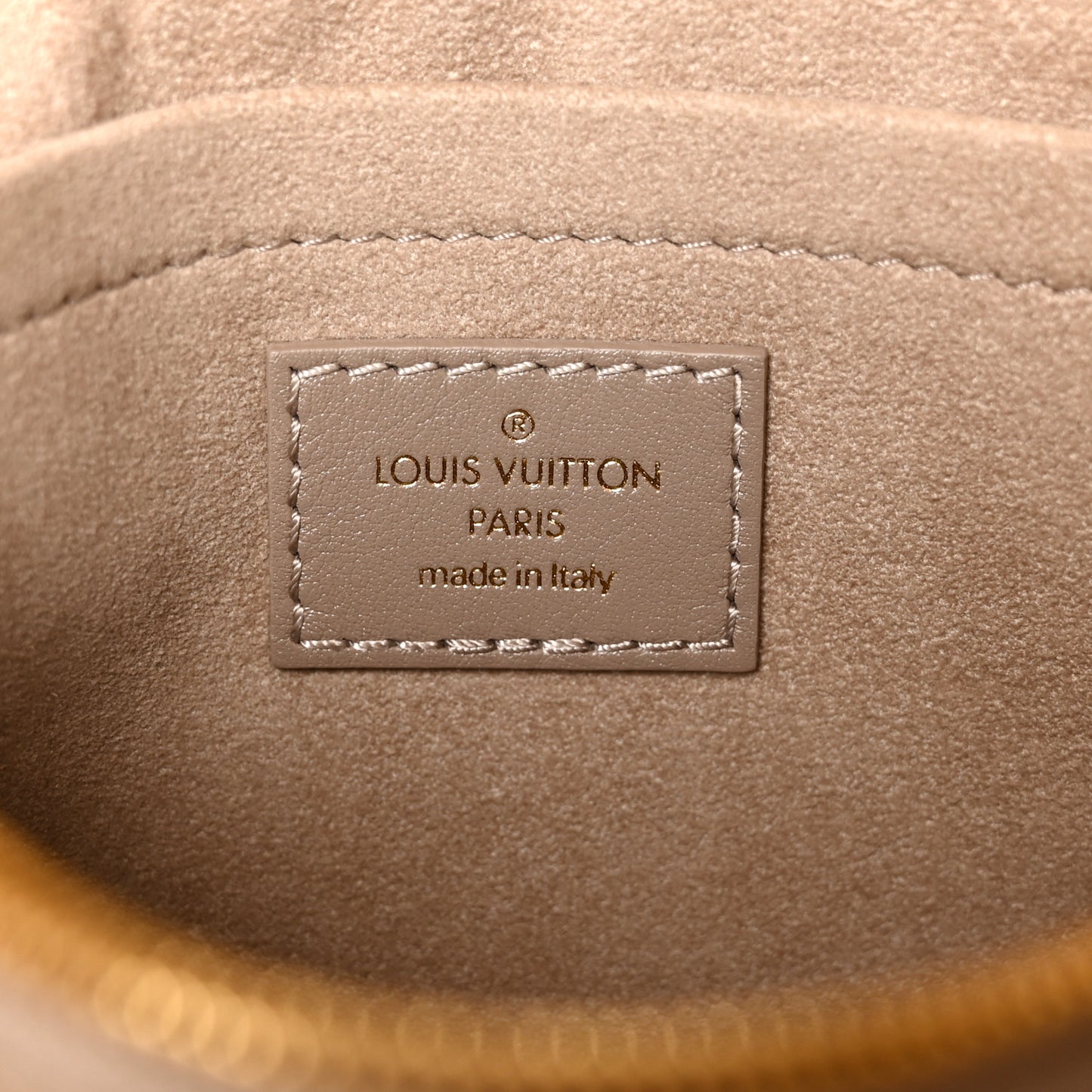 Calfskin LV New Wave Chain Bag Taupe