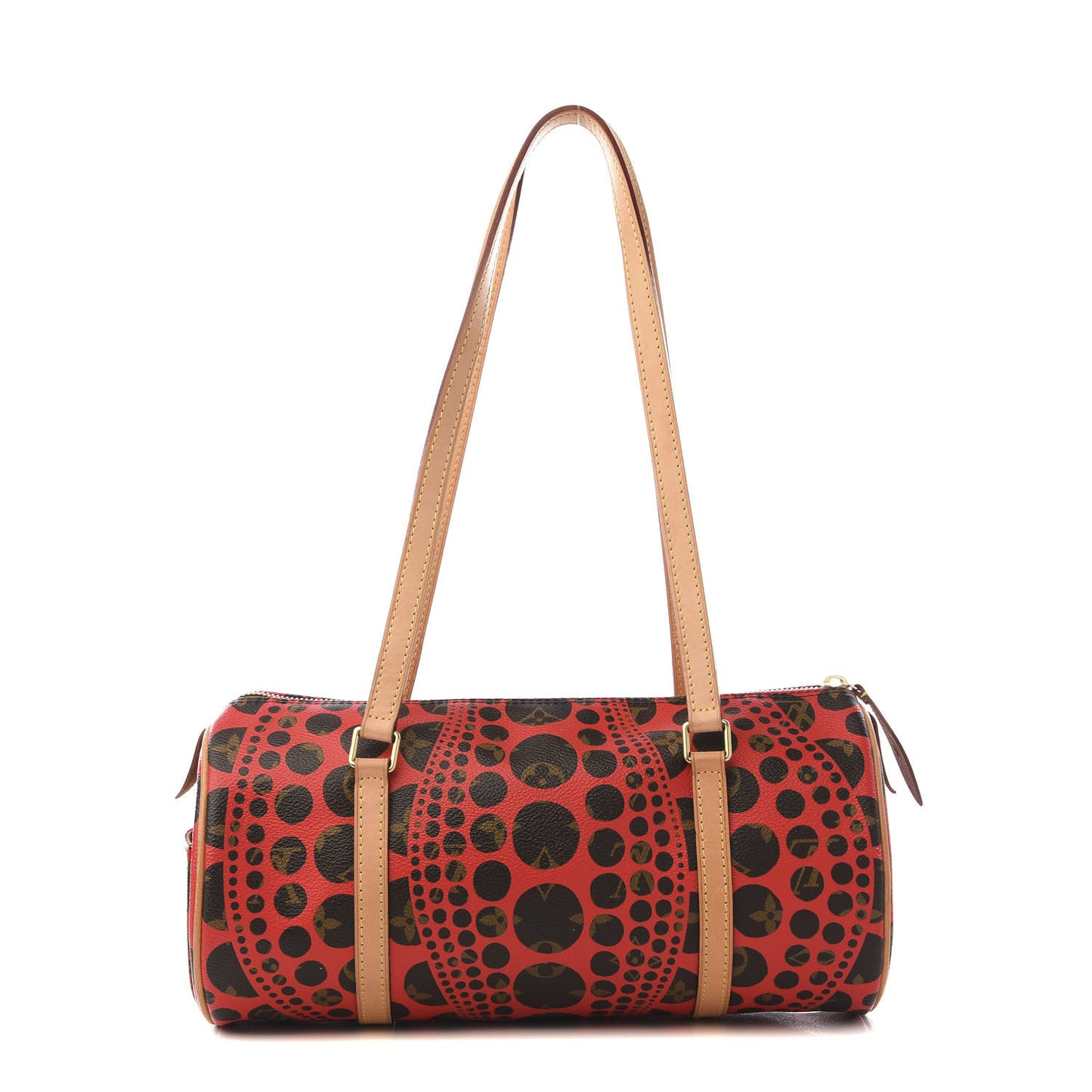 Monogram Kusama Pumpkin Dots Papillon 30 Red