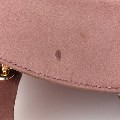 Christian Dior Satin Swarovski Crystal Cannage Mini Lady Dior Pink 9 of 11