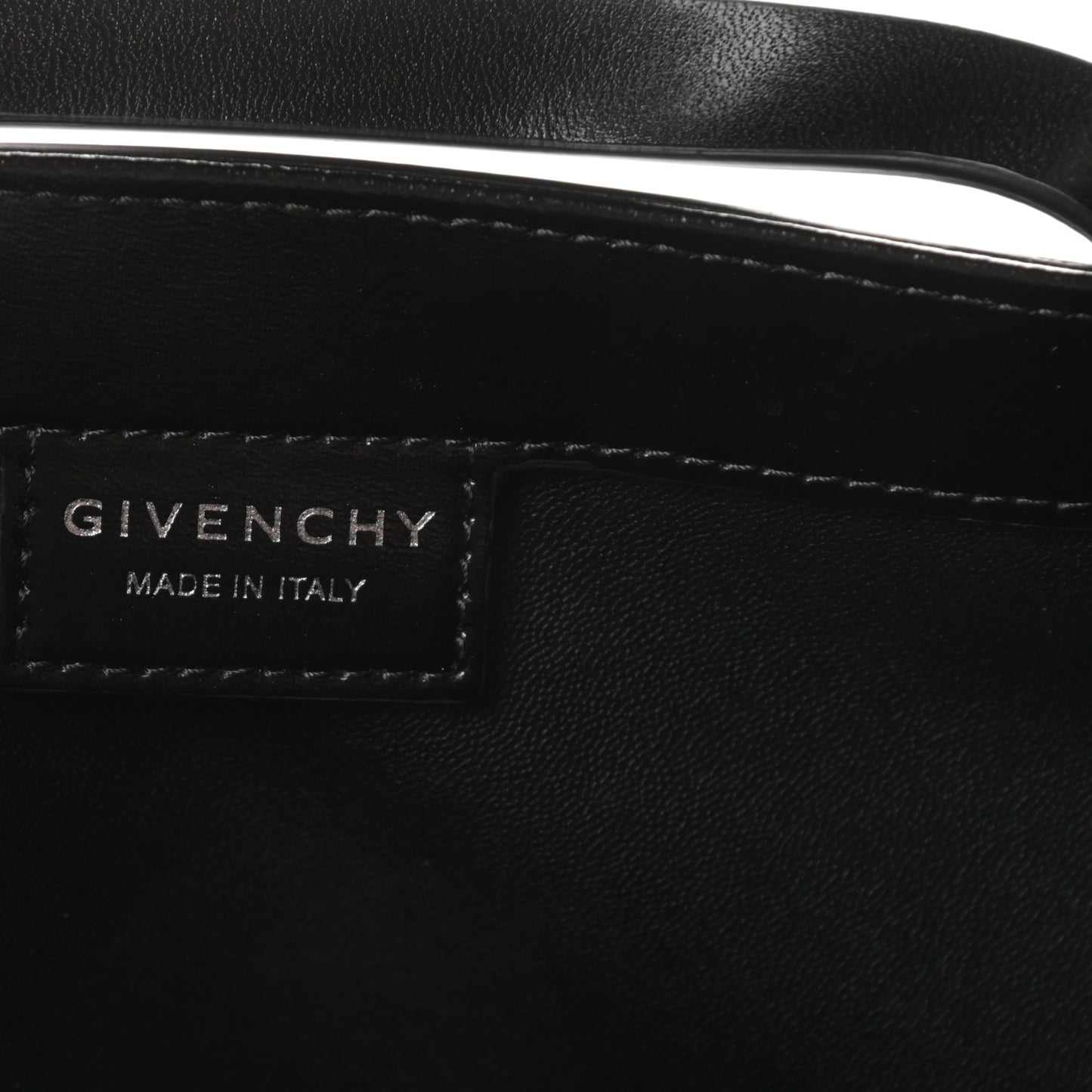 Box Calfskin Large Cut Out Shoulder Bag Black