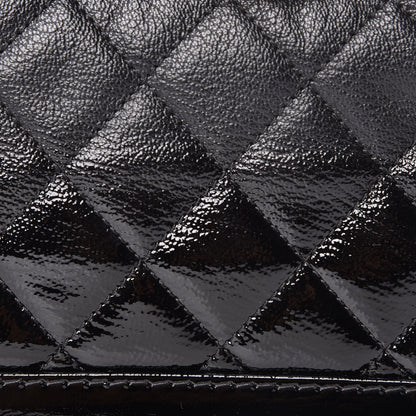 Chanel Patent Goatskin Quilted Small Gabrielle Hobo Black 10 of 10