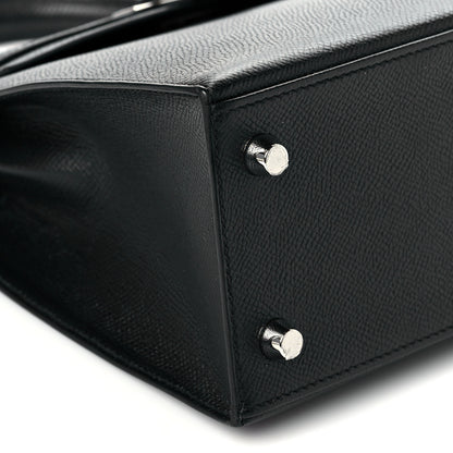 Hermes Epsom Kelly Sellier 25 Black 9 of 10