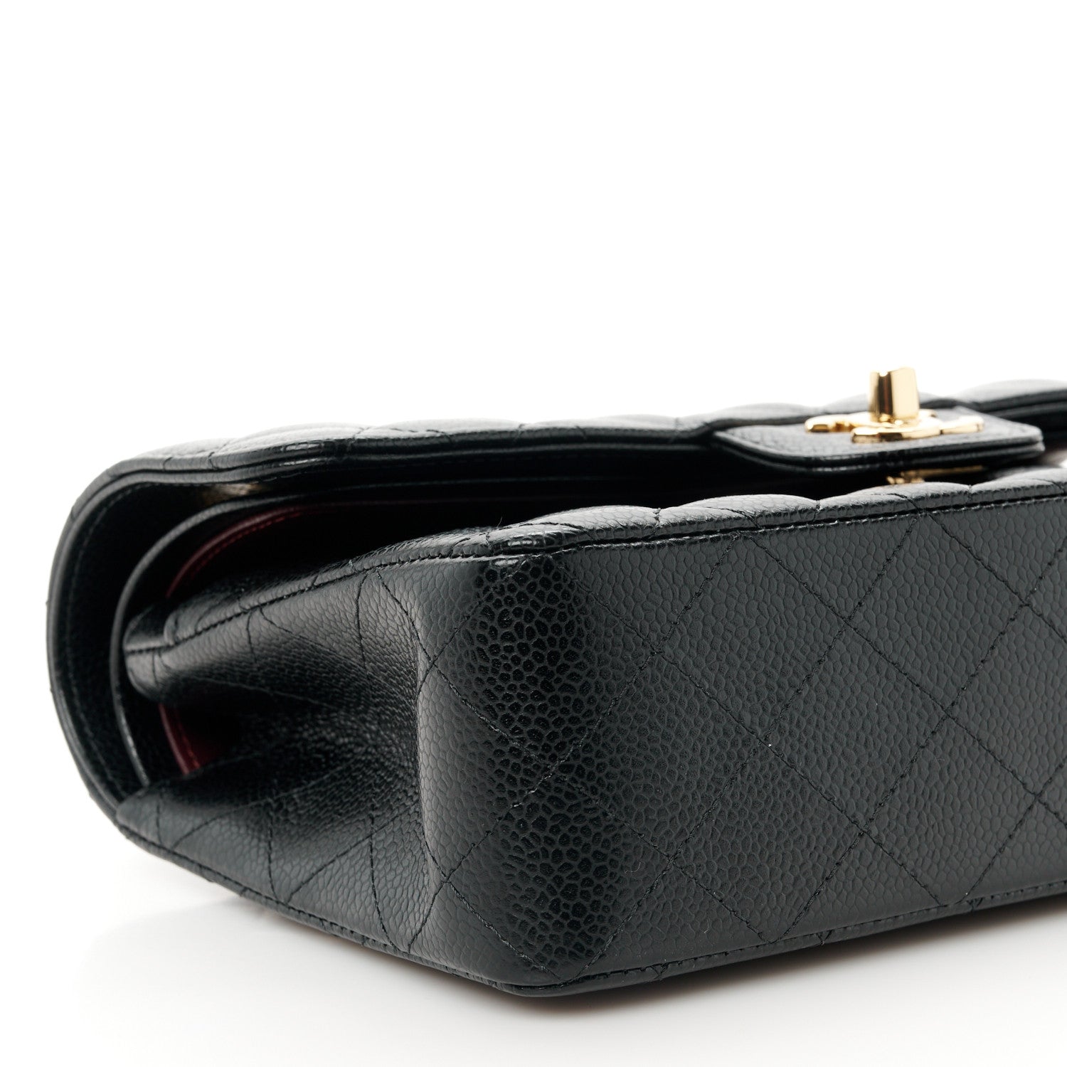 Chanel Caviar Quilted Small Double Flap Black 10 of 12