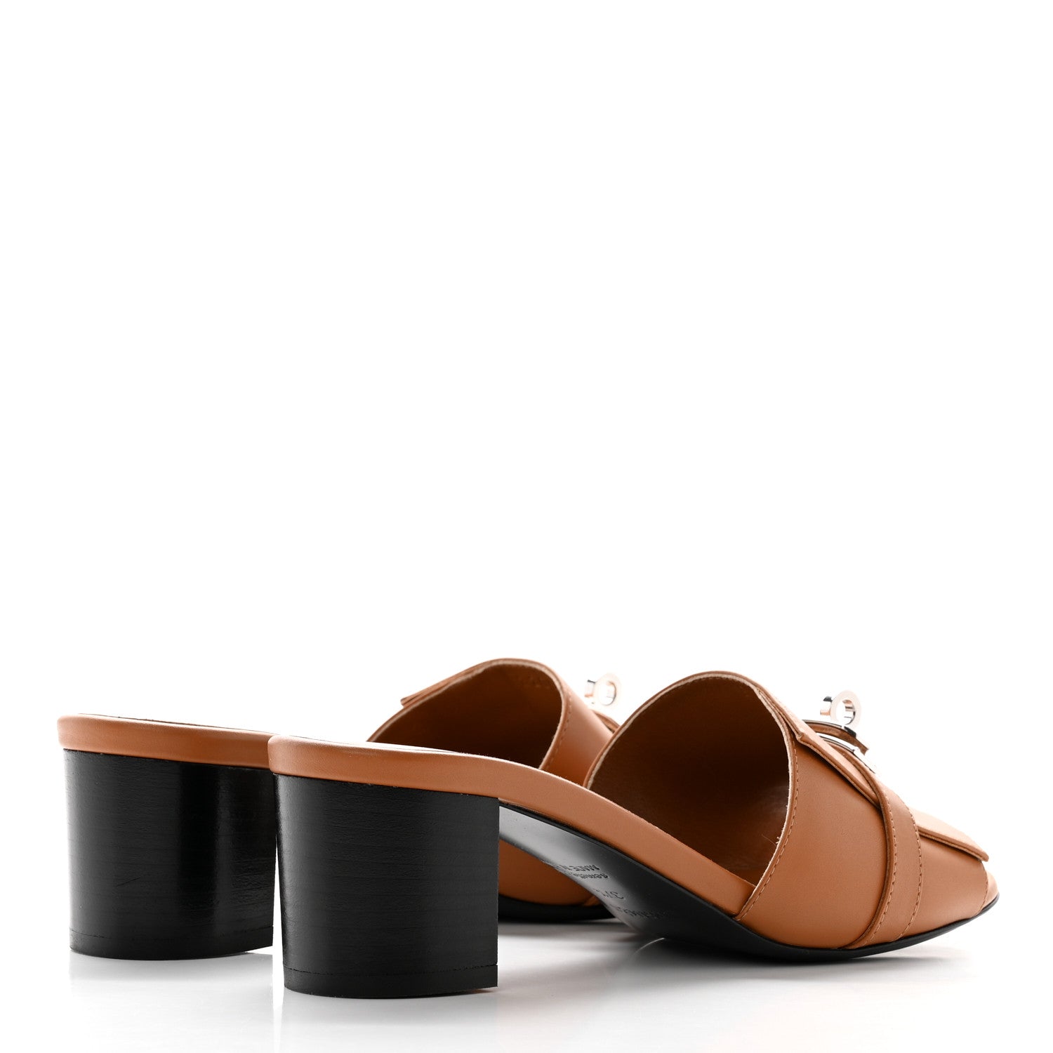 Hermes Calfskin Gigi 50 Sandals 37.5 Naturel 4 of 18