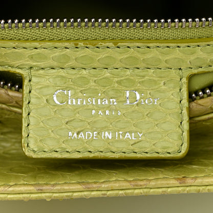 Christian Dior Snakeskin Medium Lady Dior Green 6 of 15