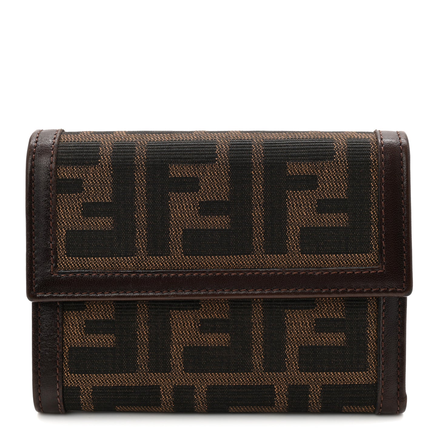 Zucca Compact Wallet Tobacco