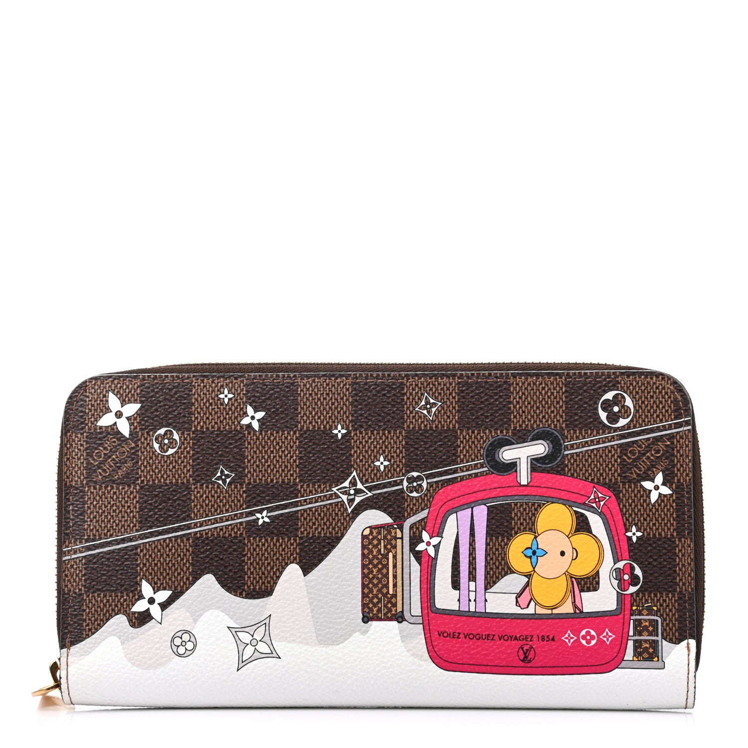 Louis Vuitton Damier Ebene 2019 Christmas Animation Zippy Wallet 1 of 7