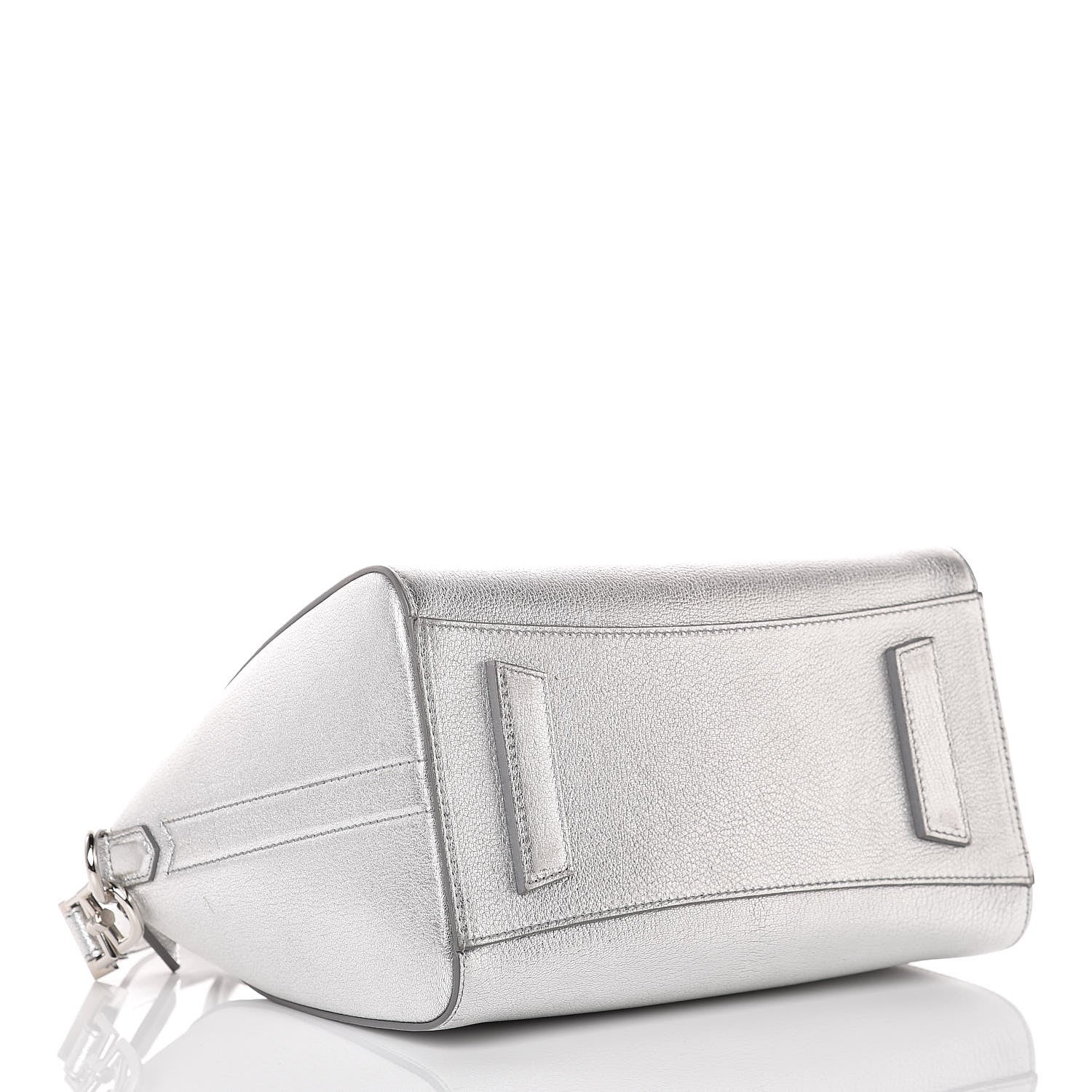 Givenchy Metallic Sugar Goatskin Small Antigona Silver 5 of 12