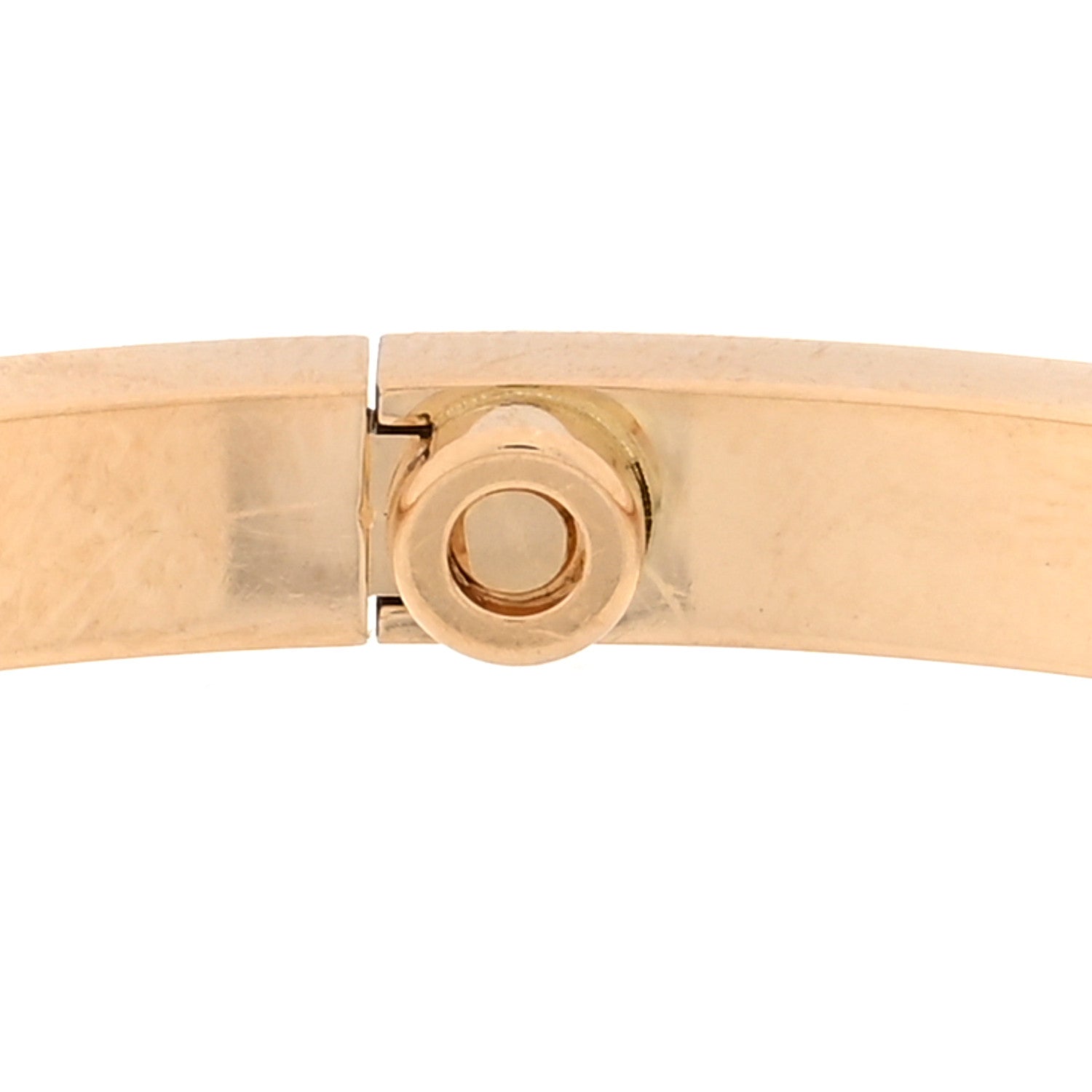 Cartier 18K Yellow Gold Diamond Small LOVE Paved Bracelet 17 6 of 7