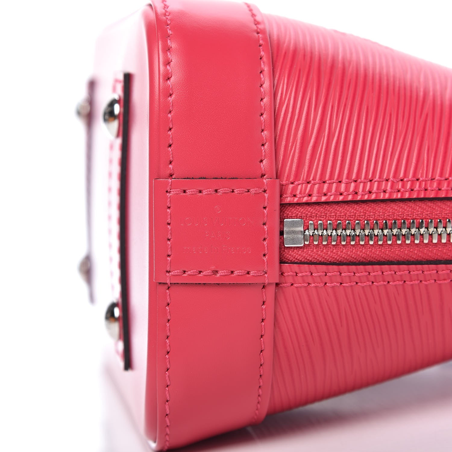 Louis Vuitton Epi Jacquard Alma BB Rose Pondicherry 8 of 9