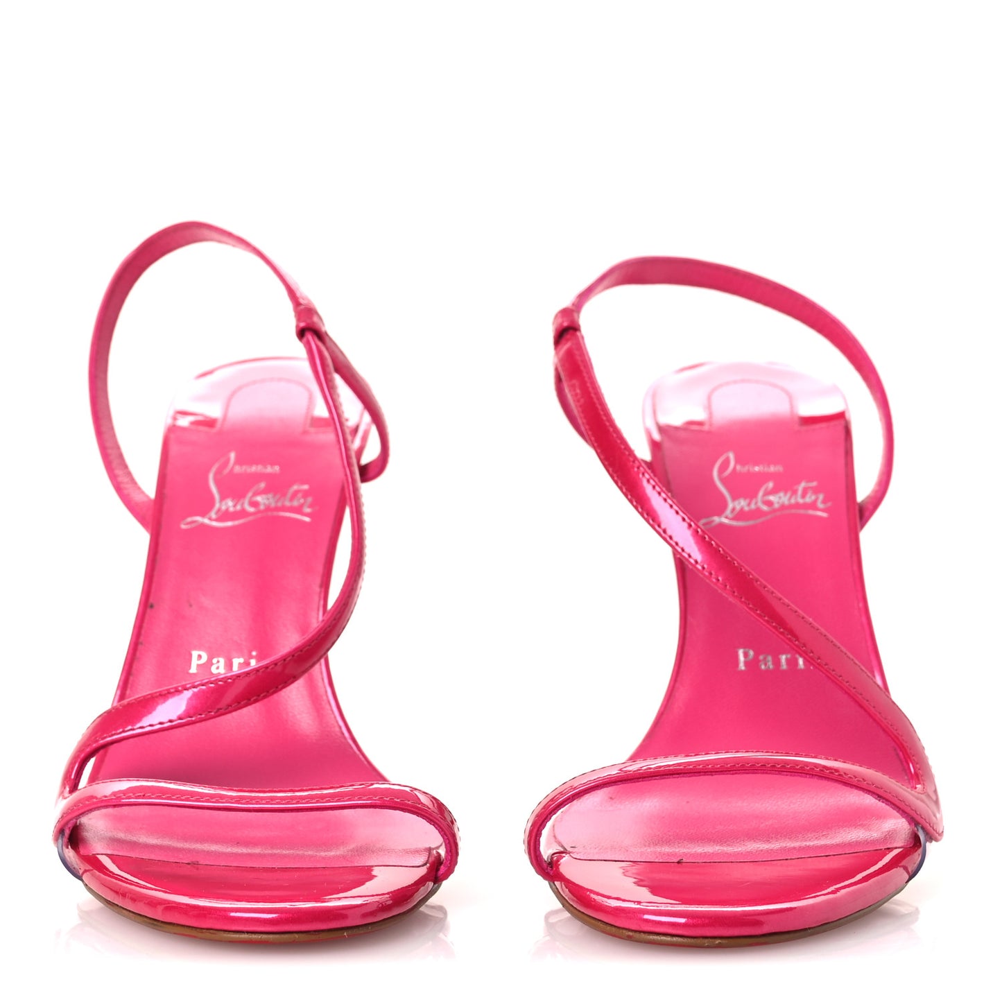 Metallic Patent Rosalie 100 Sandals 38 Pink