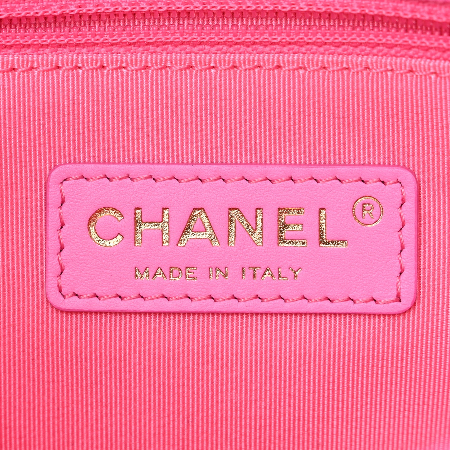 Denim Quilted Small Messenger Flap Neon Pink