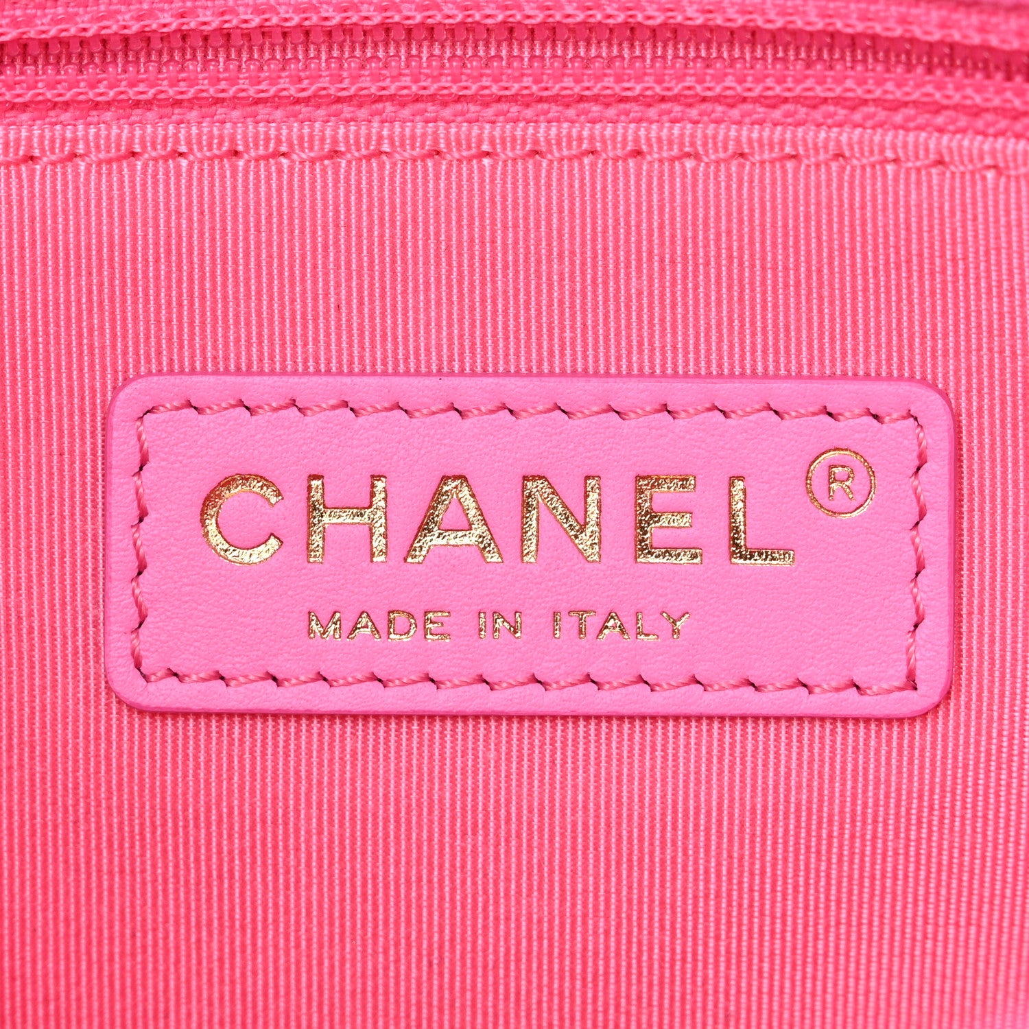 Chanel Denim Quilted Small Messenger Flap Neon Pink 6 of 10