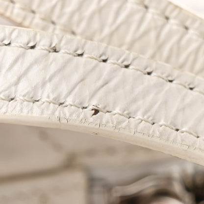 Chanel Crumpled Calfskin PVC Quilted Backpack White 14 of 15