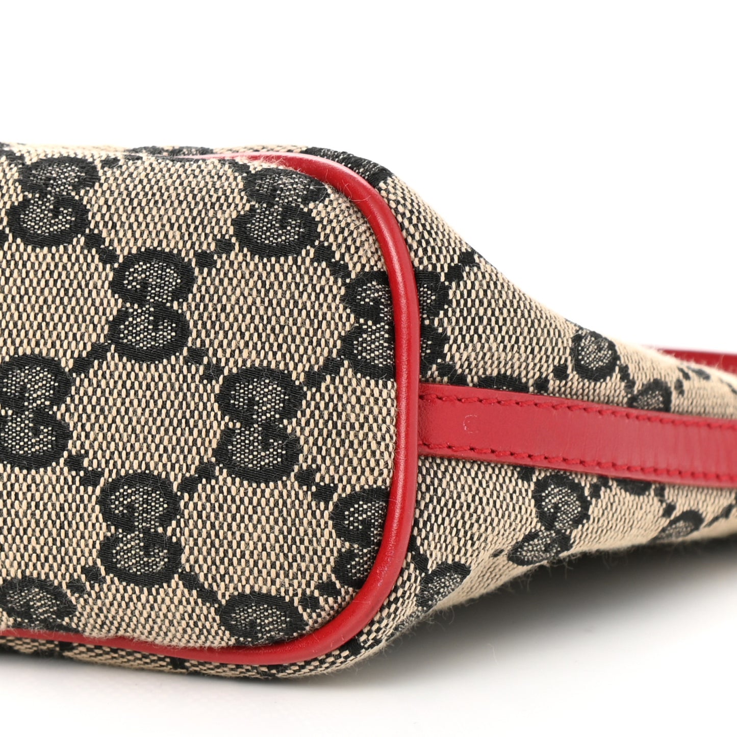Monogram Boat Pochette Black Red
