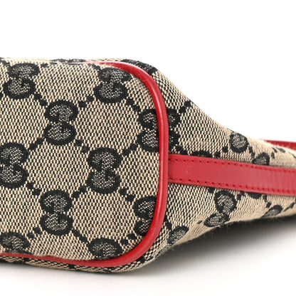 Gucci Monogram Boat Pochette Black Red 10 of 10