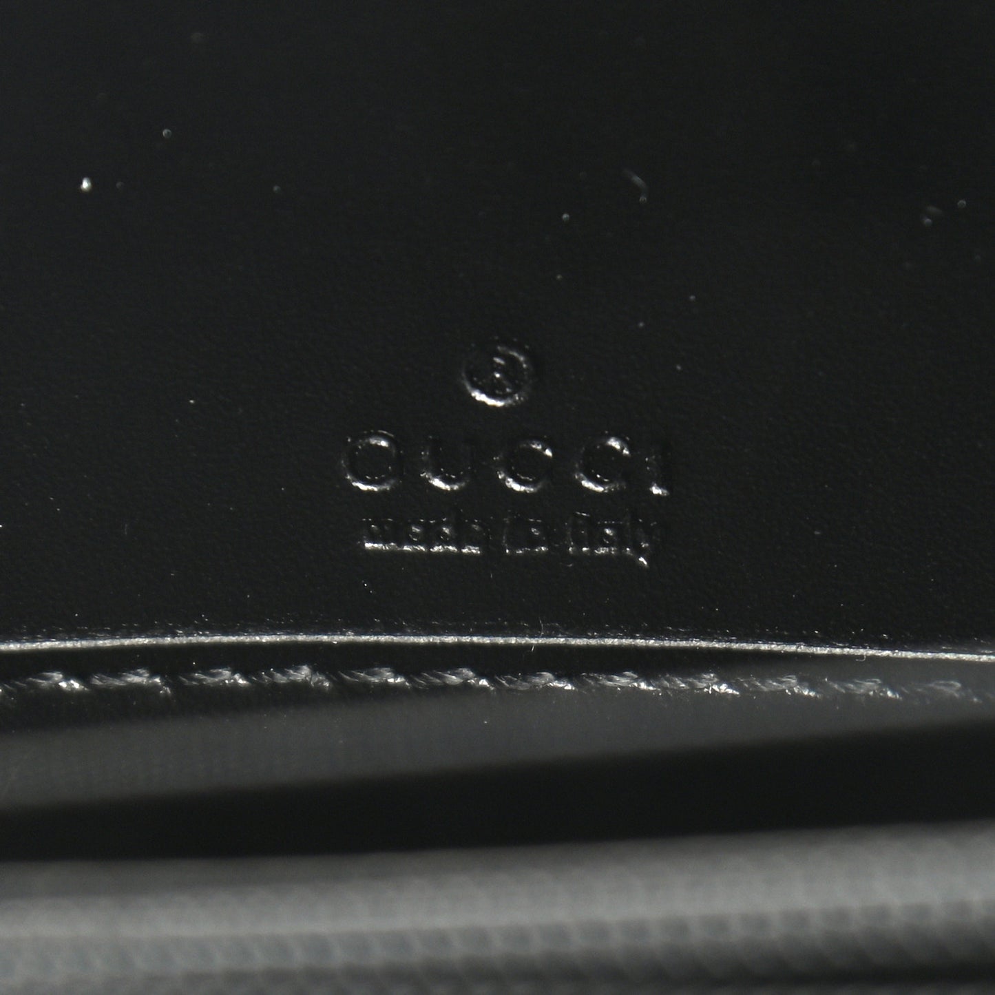 Guccissima Web Zip Around Wallet Black
