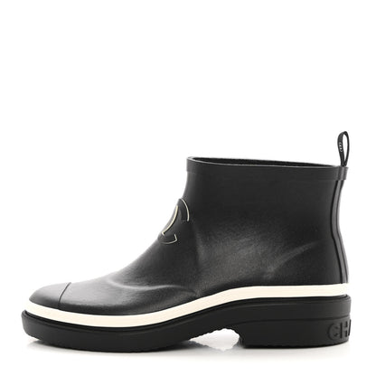 Chanel Caoutchouk CC Short Boots 39 Black 1 of 13