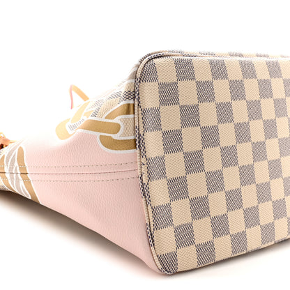 Louis Vuitton Damier Azur Nautical Neverfull MM 8 of 9