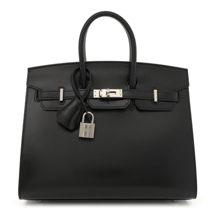Hermes Box Birkin Sellier 25 Black 1 of 13