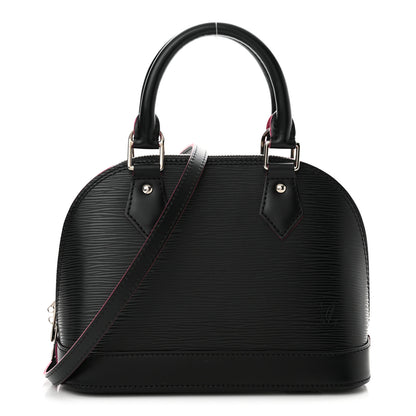 Louis Vuitton Epi Alma BB Black Hot Pink 1 of 12