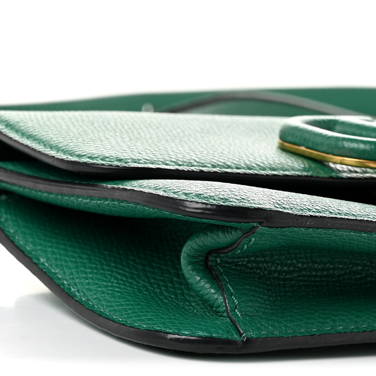 Valentino Garavani Grainy Calfskin VSling Belt Bag English Green 8 of 11