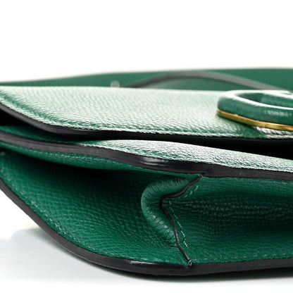 Valentino Garavani Grainy Calfskin VSling Belt Bag English Green 8 of 11