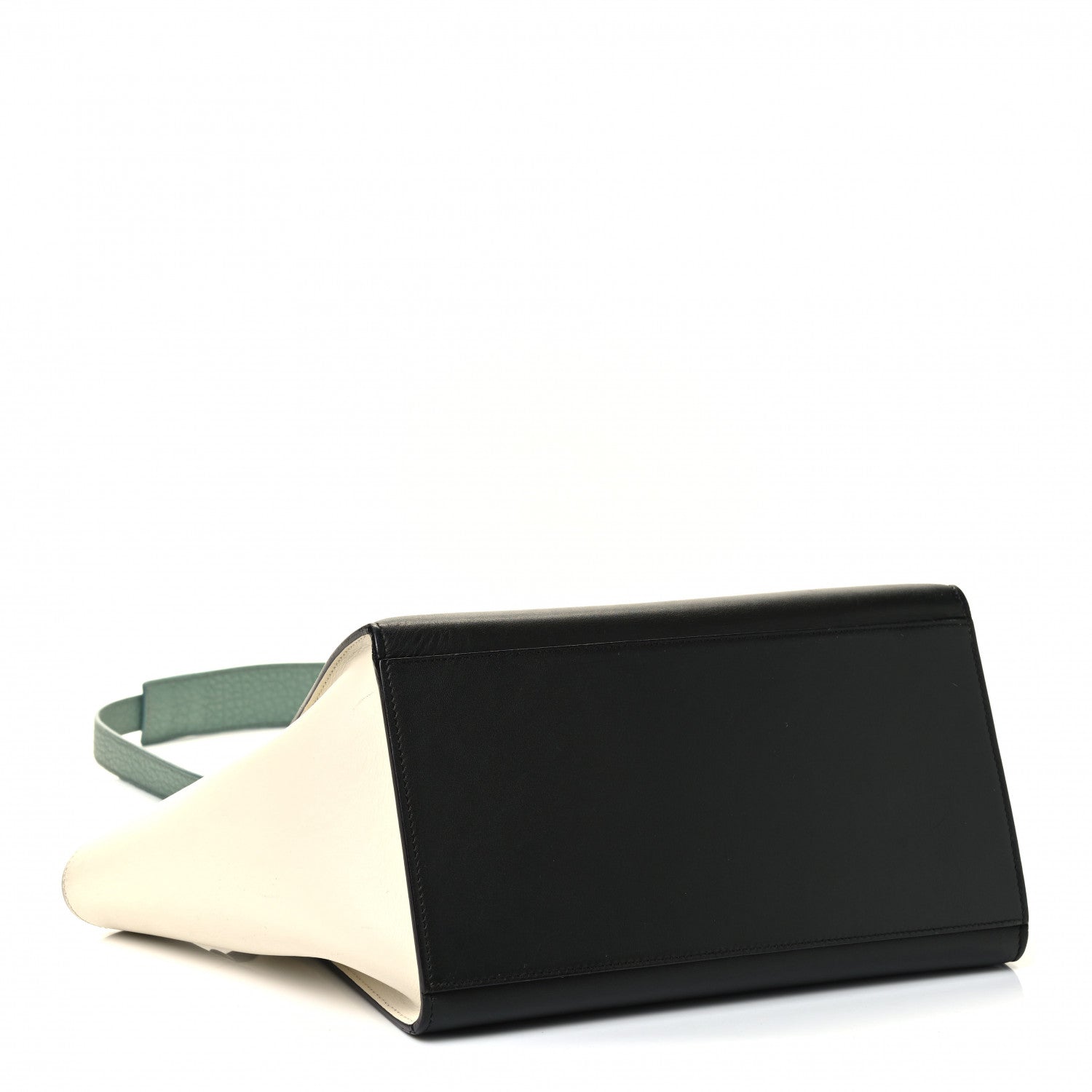Celine Bullhide Calfskin Small Tri-Color Trapeze Jade 3 of 4