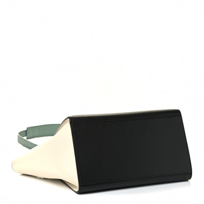 Celine Bullhide Calfskin Small Tri-Color Trapeze Jade 3 of 4