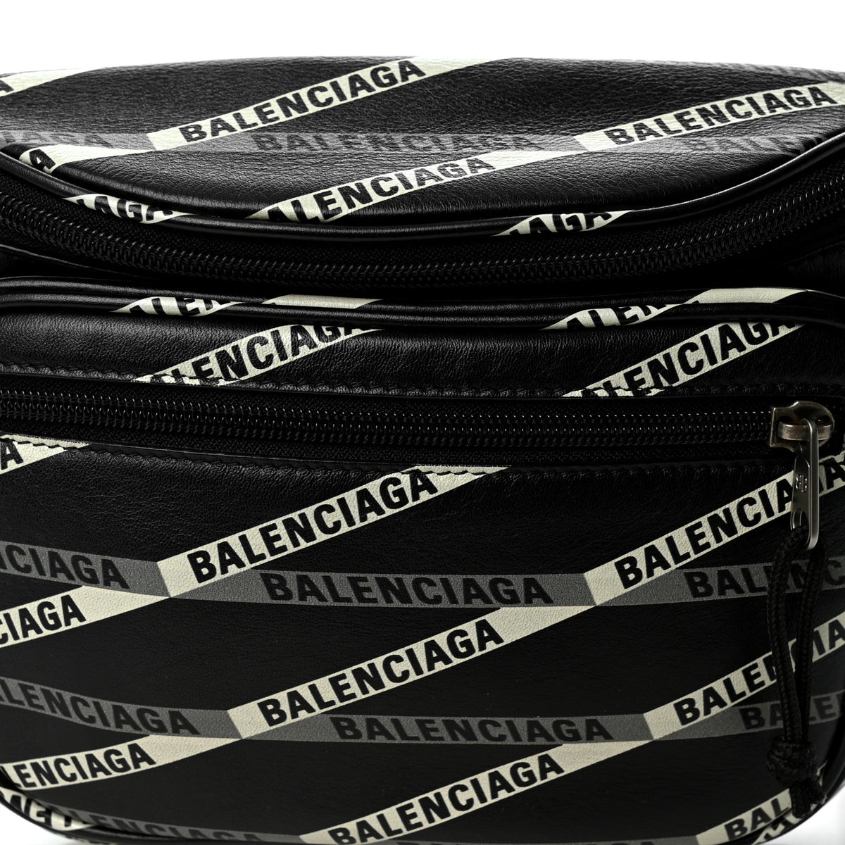 Smooth Calfskin Losange Monogram Explorer Belt Bag Black Grey