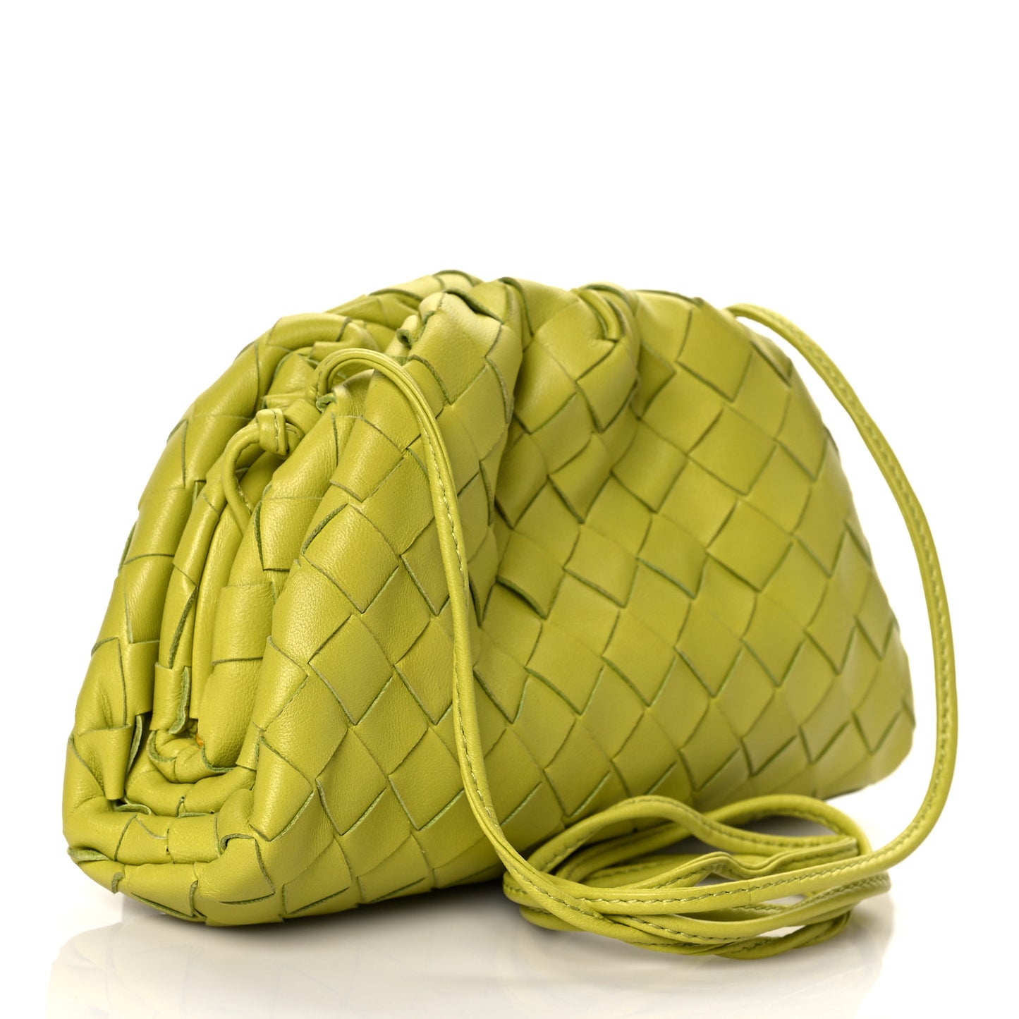 Nappa Intrecciato The Mini Pouch Kiwi