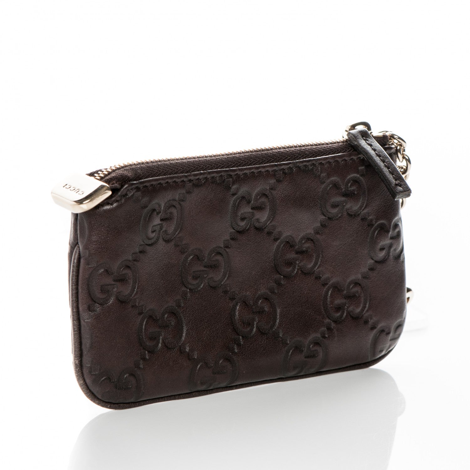 Gucci Guccissima Key Case Chocolate 3 of 6
