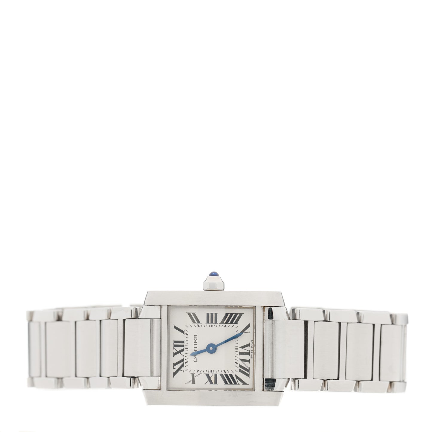 Stainless Steel 20mm Tank Francaise Quartz Watch