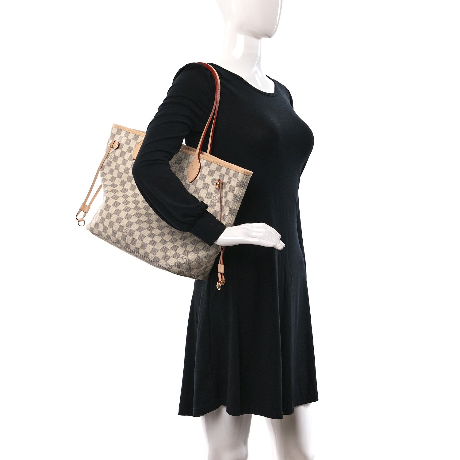 Louis Vuitton Damier Azur Neverfull MM 2 of 15