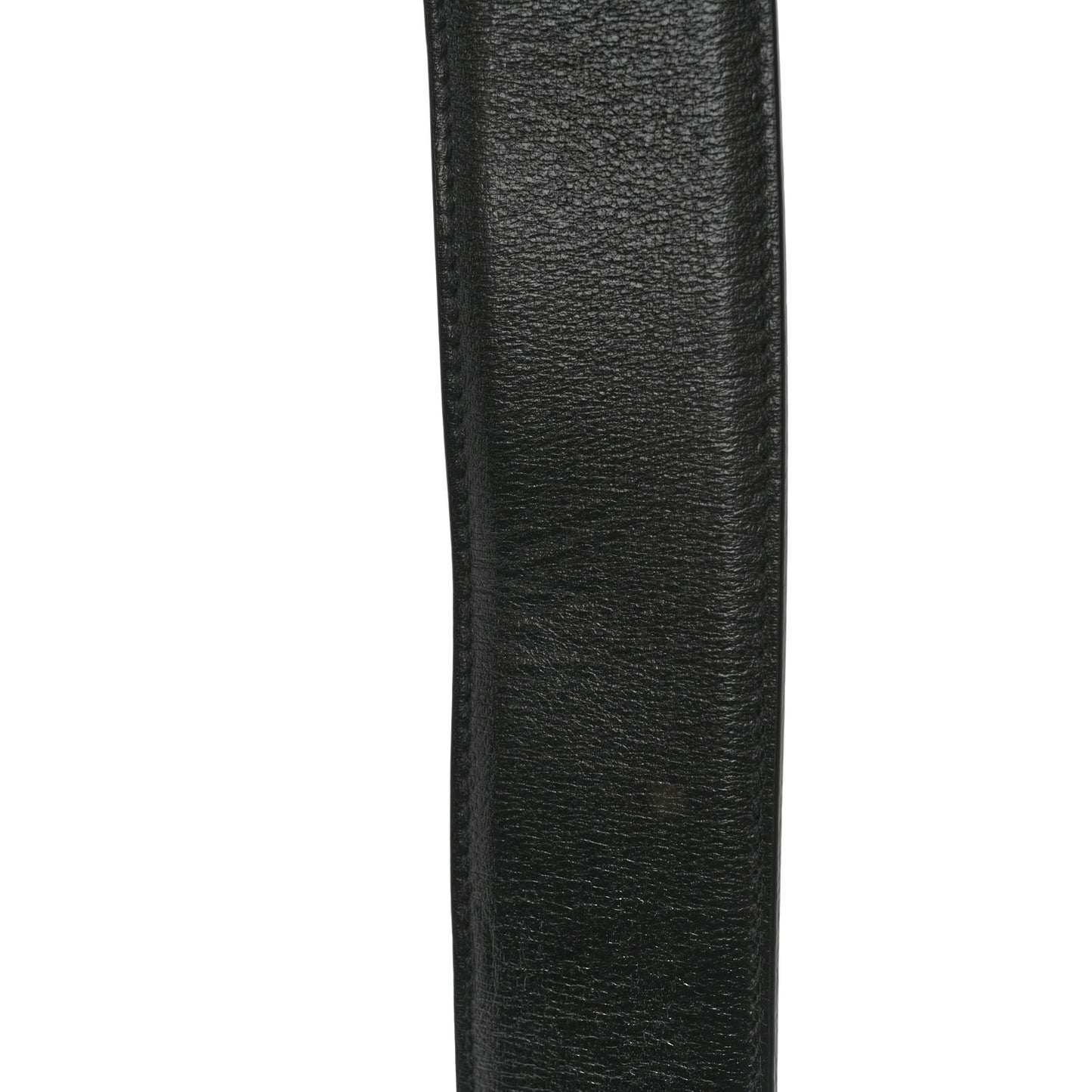 Azalea Calfskin Enamel Monochrome Double G 40mm Belt 100 40 Black