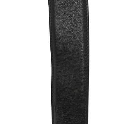 Gucci Azalea Calfskin Enamel Monochrome Double G 40mm Belt 100 40 Black 5 of 5