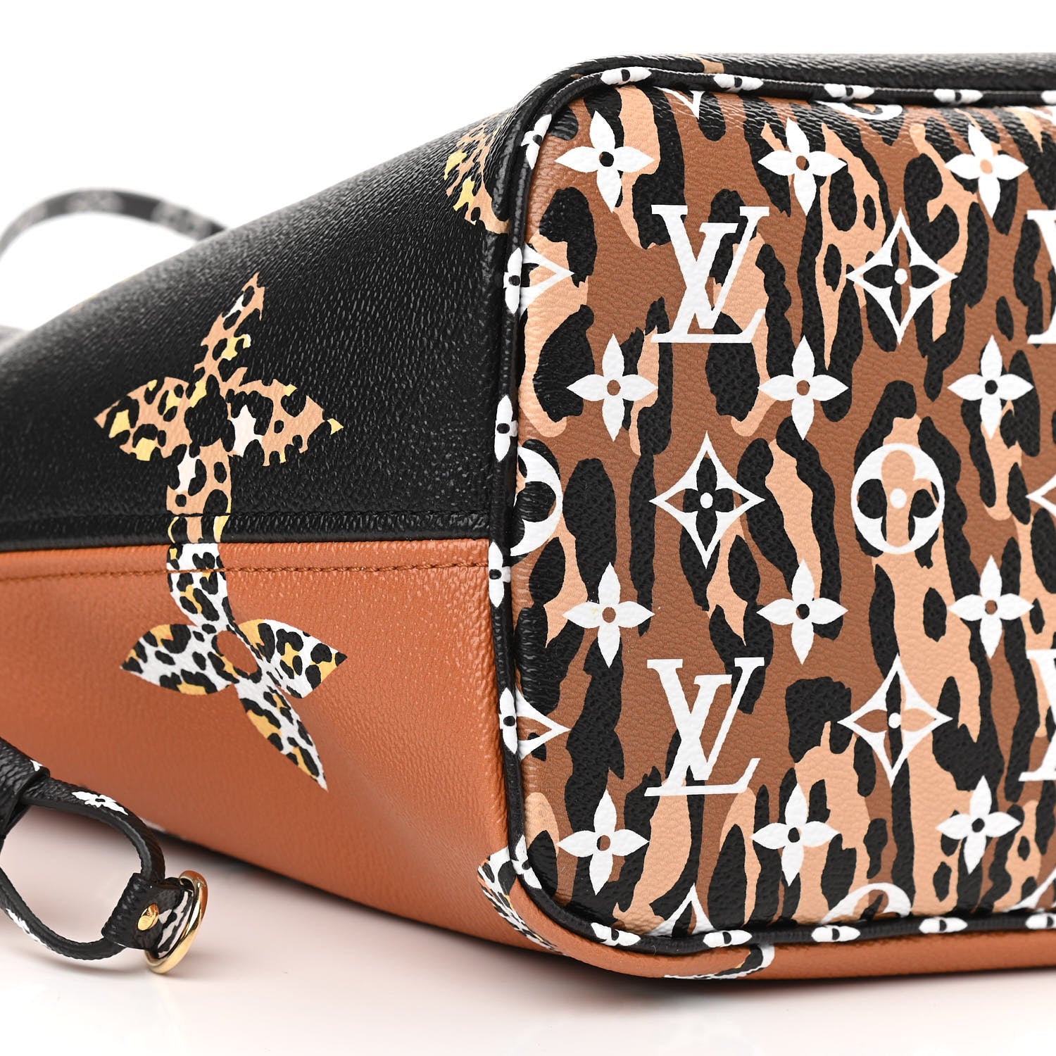 Louis Vuitton Monogram Giant Jungle Neverfull MM Black 10 of 11