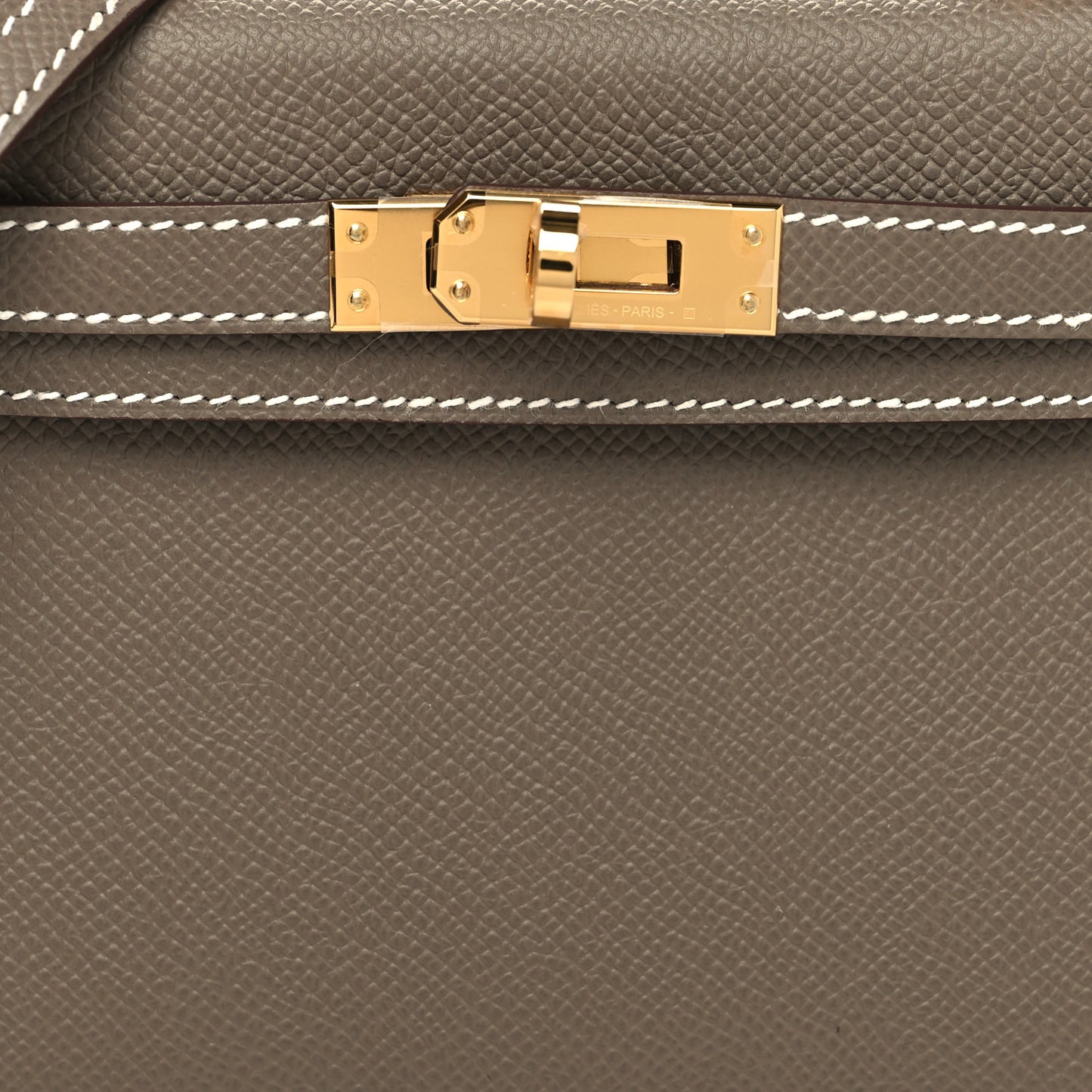 Epsom Mini Kelly Sellier 20 Etoupe
