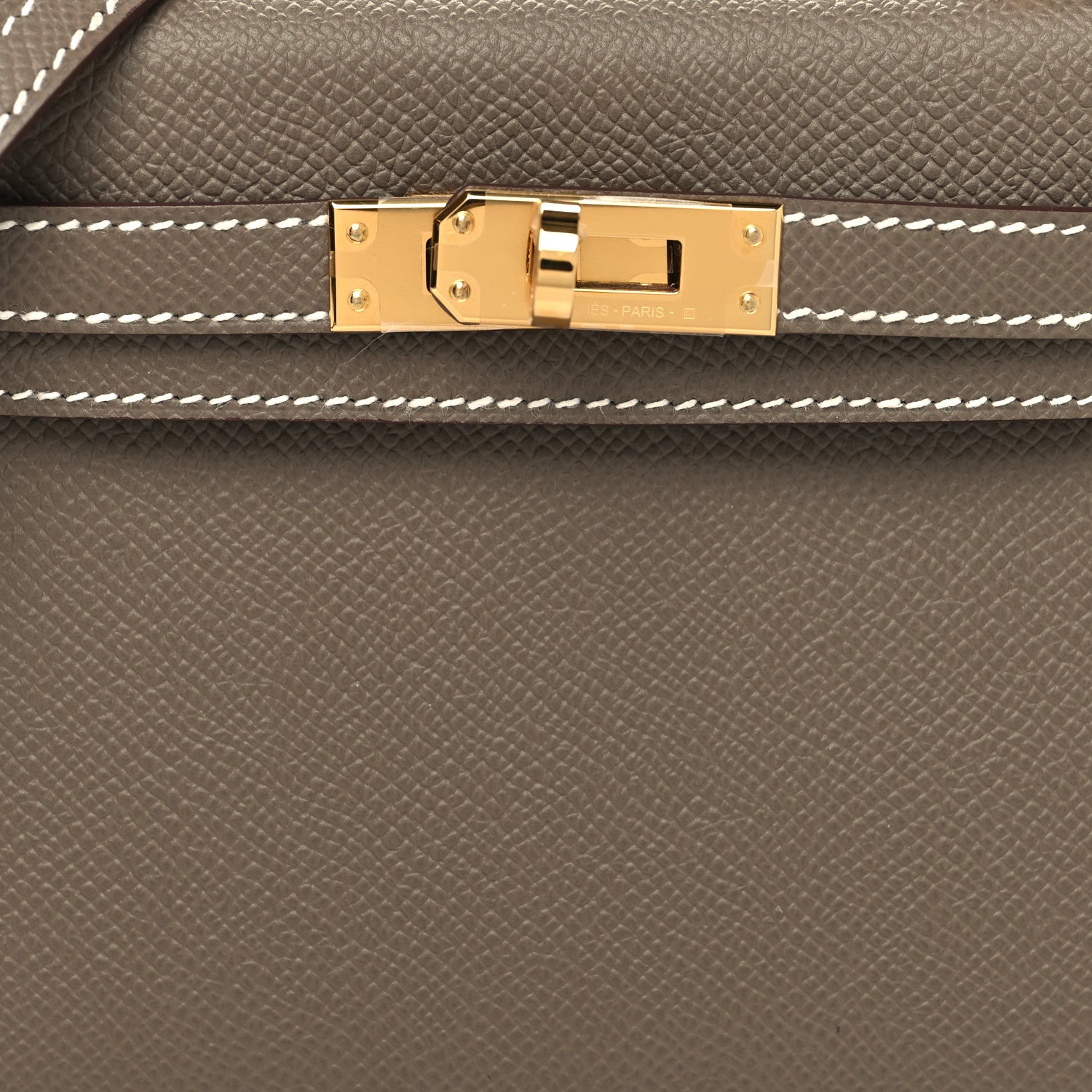 Hermes Epsom Mini Kelly Sellier 20 Etoupe 8 of 10