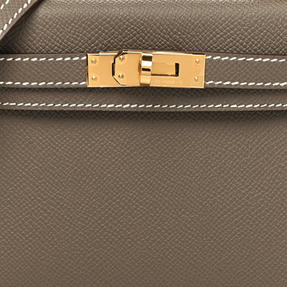 Hermes Epsom Mini Kelly Sellier 20 Etoupe 8 of 10