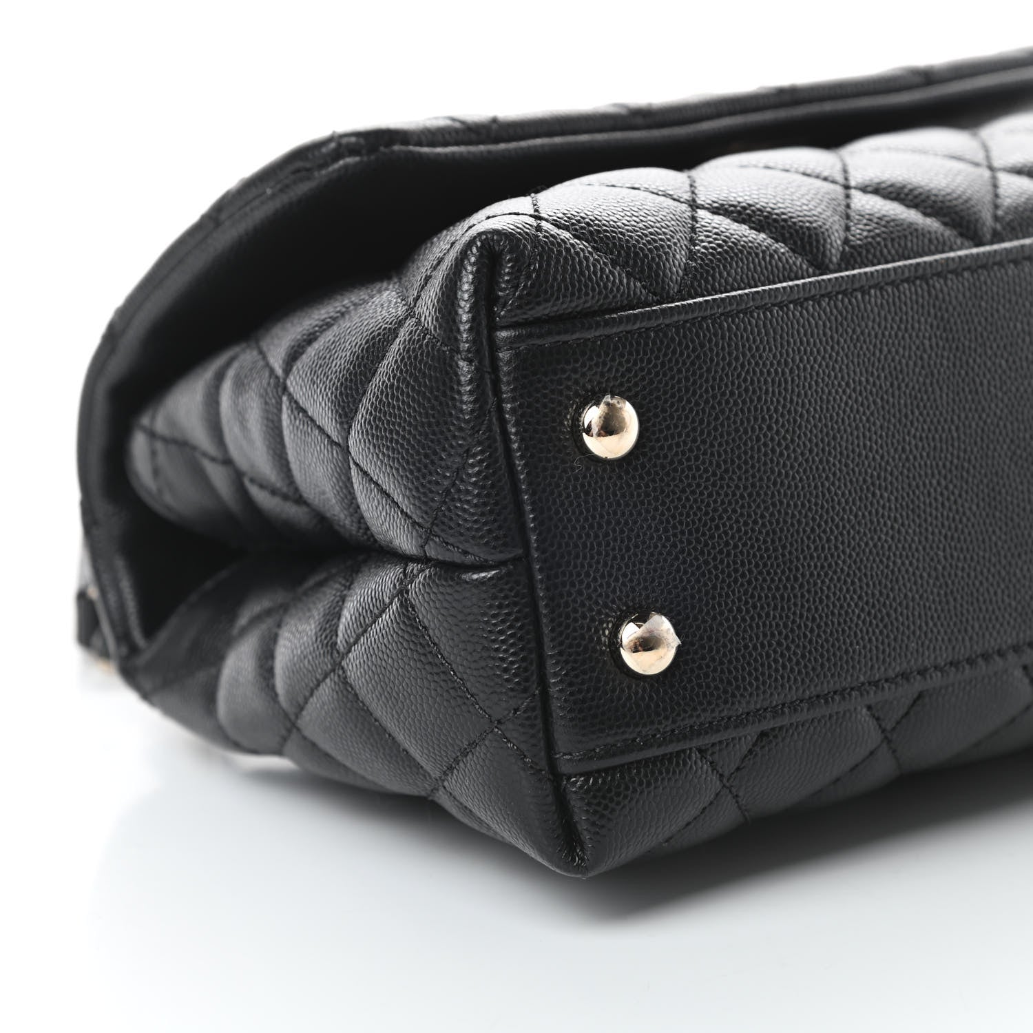 Chanel Caviar Quilted Mini Coco Handle Flap Black 9 of 11