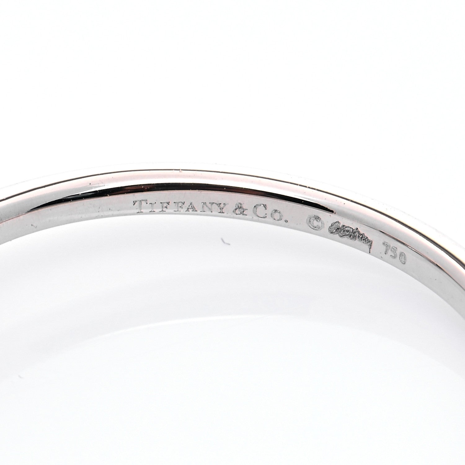 Tiffany 18K White Gold Diamond .17ct Frank Gehry Torque Ring 53 6.25 5 of 5