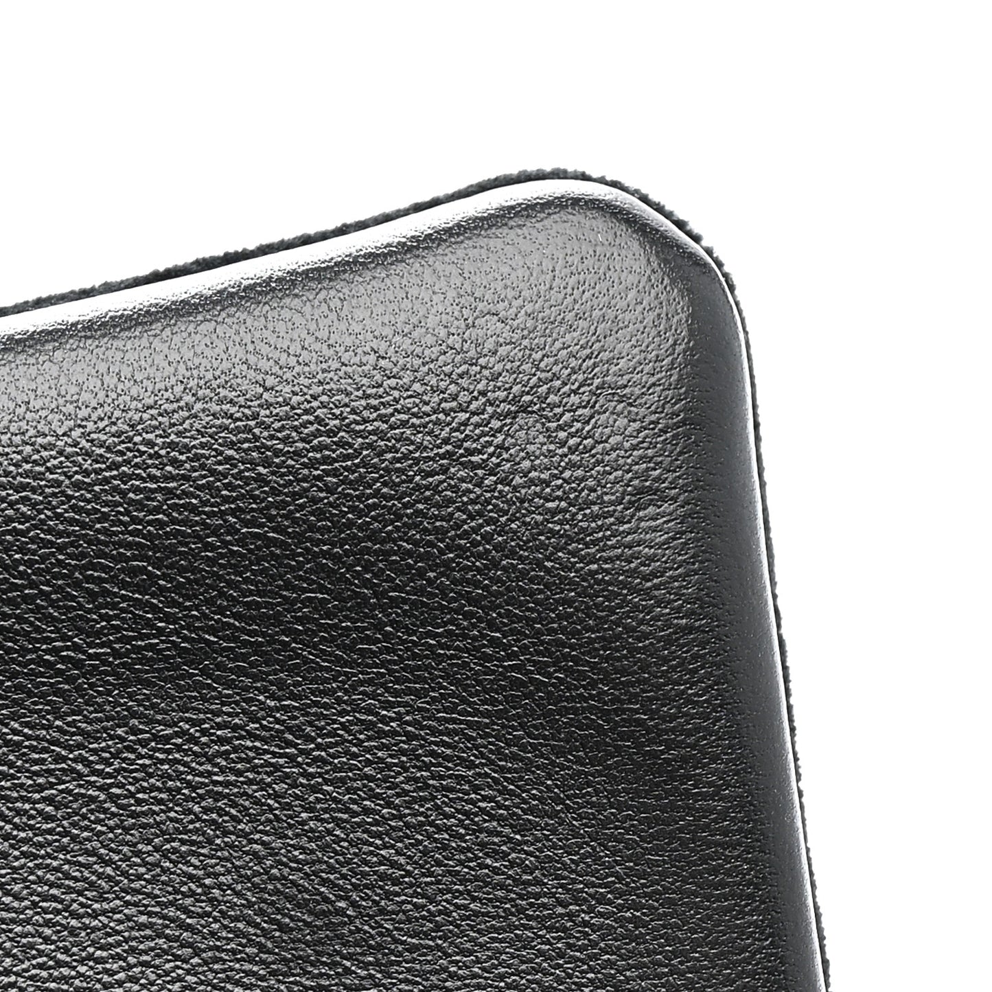 Velvet Crystal Medium Double Flap Black
